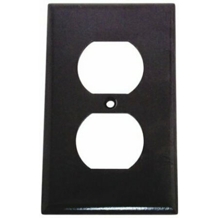 COOPER WIRING Eaton PJ13W Wallplate, 0.08 in Thick, 1-Gang, Polycarbonate, White, Box 2132V-BOX